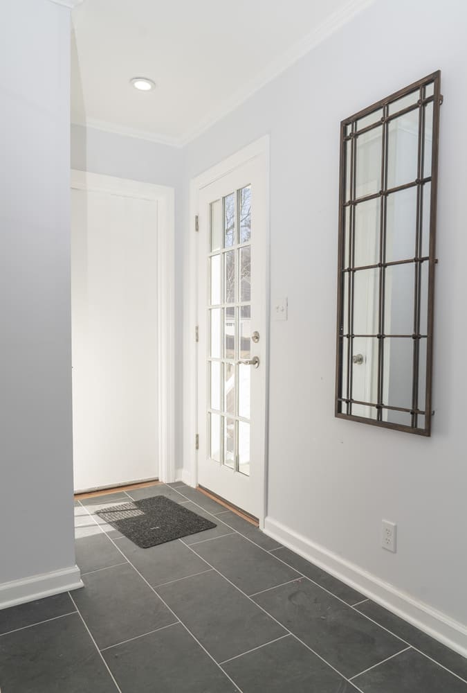 custom white door for entrance by raymond design