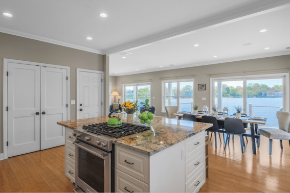 remodeled kitchen by Raymond Design Builders in Fairfield County, CT