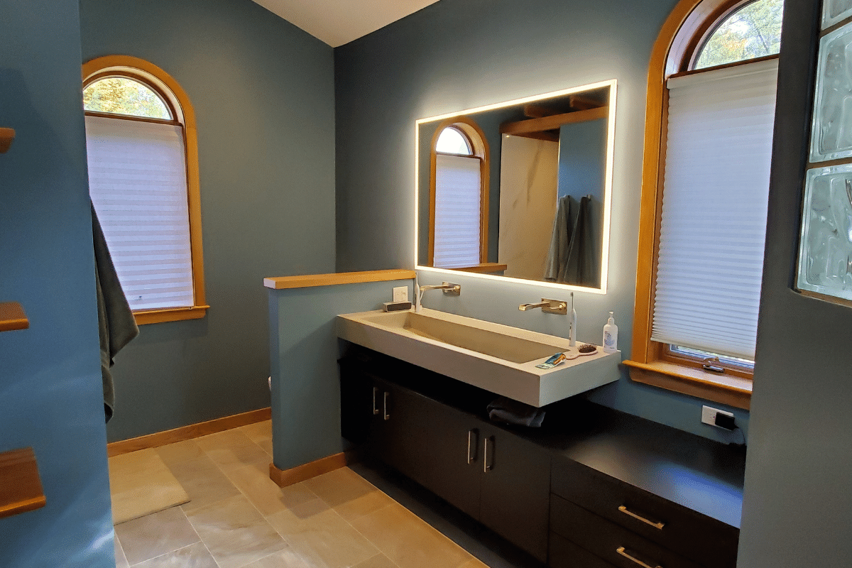 Modern Japanese Bathroom Remodel
