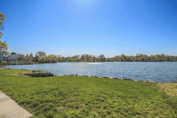 water view from house on water by Raymond Design Builders in Fairfield County, Connecticut