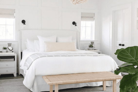 Light Color Scheme Bedroom in Fairfield County, Connecticut by Raymond Design Builders
