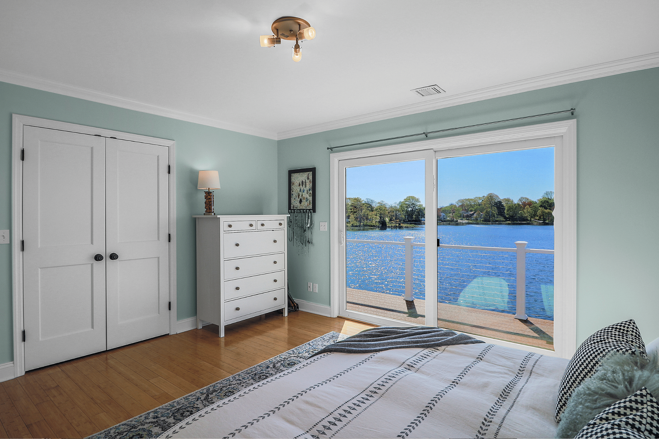 Bedroom With Beautiful Water Views