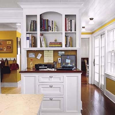 Small and Efficient Kitchen Offices
